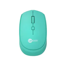 Lenovo Lecoo WS202 Kablosuz Mouse | 1200DPI | 4 Tuşlu | Ergonomik Tasarım | 10 Metre Mesafe | Turkuaz