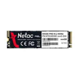 Netac N930E Pro 1TB M.2 NVMe SSD - 2130MB/s Okuma, 1720MB/s Yazma - PCIe 3.0 x4 - Yüksek Performans SSD