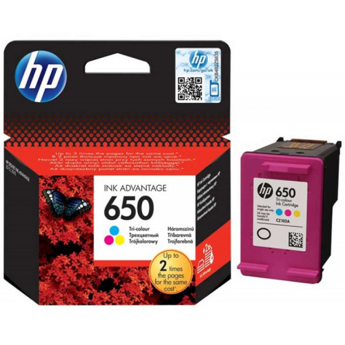 Hp 650 Renkli Orjinal Kartuş 200 Sayfa (nr650r)