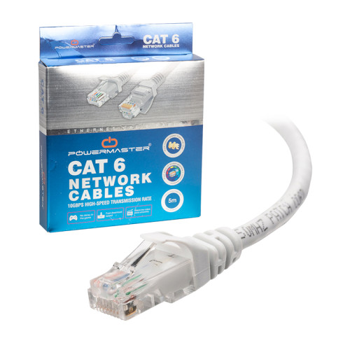 Powermaster 5 Metre CAT6 Ağ Kablosu Hazır Kutulu