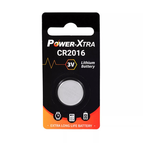 Power-Xtra CR2016 3V Lithium Pil Tekli Blister