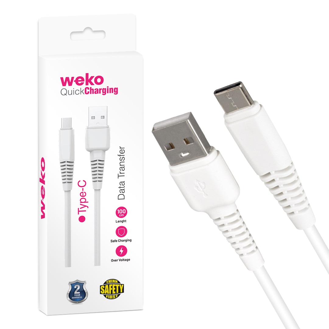 WEKO Usb to Type-C 1 Metre Şarj Data Kablosu