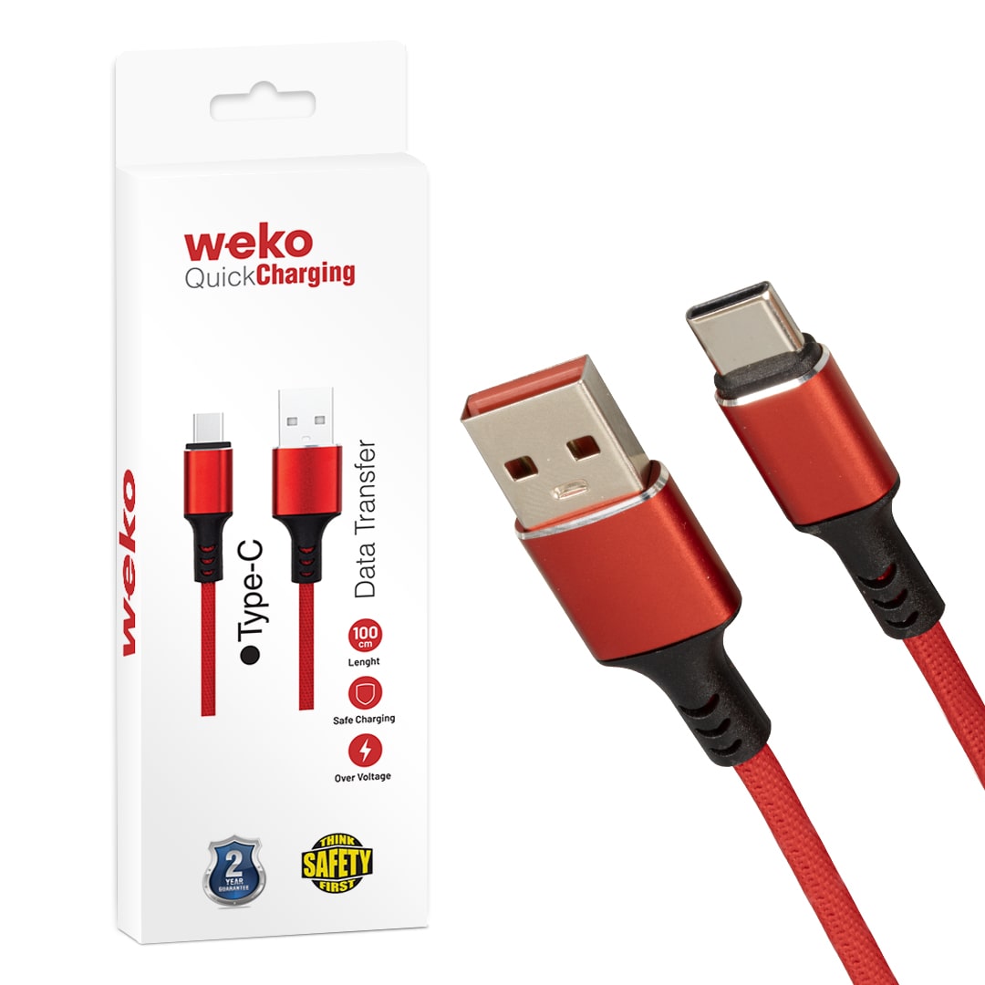 weko-wk-22024-usb-to-type-c-orgulu-kirmizi-xiaomi-samsung-sarj-data-kablosu-1-metre-41546