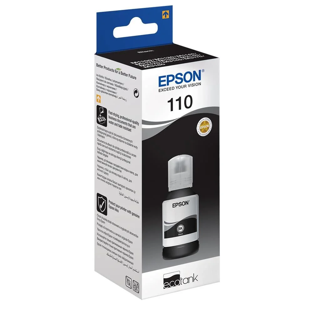 EPSON 110 SİYAH MÜREKKEP KARTUŞU ( C13T03P14A )