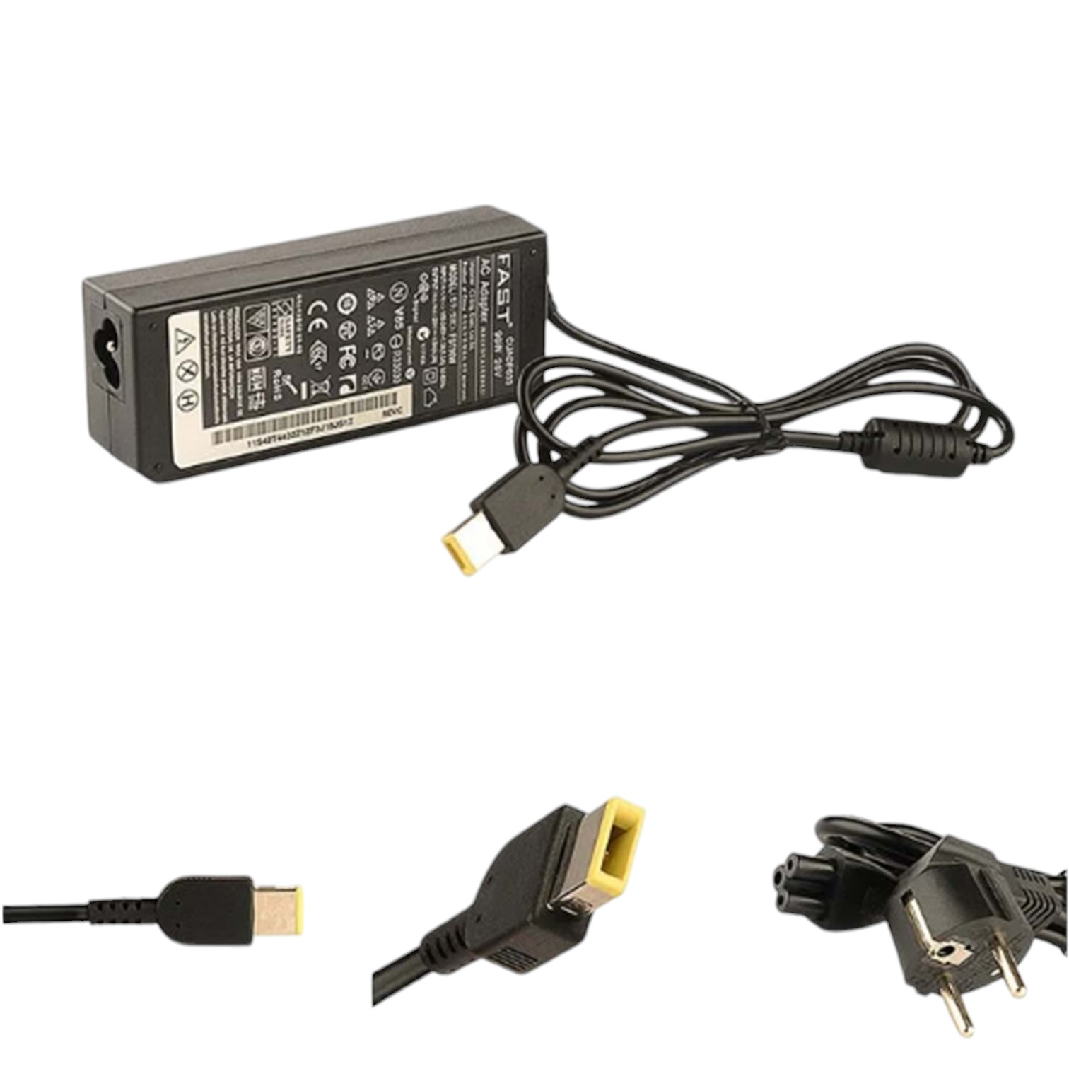 CUADP033 20V 4.5A LENOVO UYUMLU USB KARE UÇ NOTEBOOK ADAPTÖR